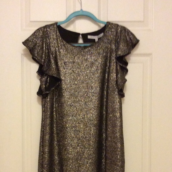 Collective Concepts Flutter Sleeve Shift Dress - Picture 4 of 5